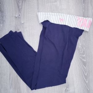 PINK Victoria's Secret Pants - PINK by VS New York Yankees Yogas PINK Victoria's Secret Pants - PINK by VS New York Yankees Yogas